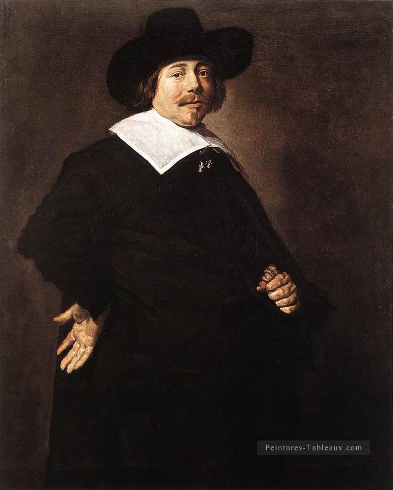 Portrait d’un homme 1640 Siècle d’or néerlandais Frans Hals Peintures à l'huile